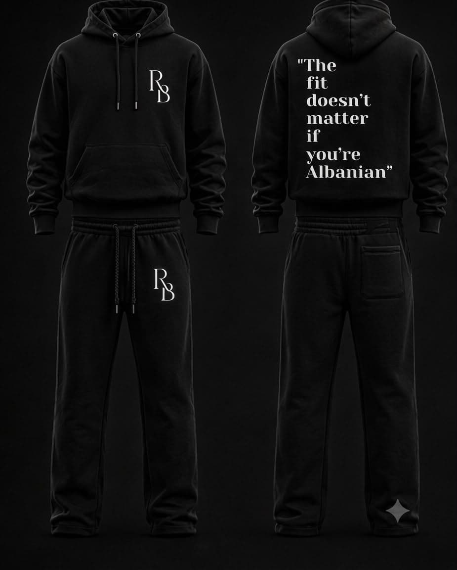 Krenari Tracksuit — Onyx Black